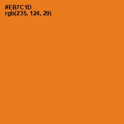 #EB7C1D - Tango Color Image