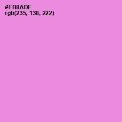 #EB8ADE - Light Orchid Color Image