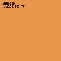 #EB964D - Tan Hide Color Image