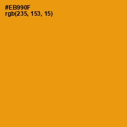 #EB990F - Gamboge Color Image