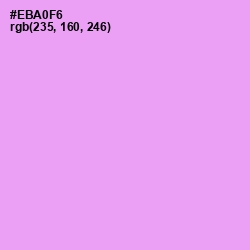 #EBA0F6 - Mauve Color Image