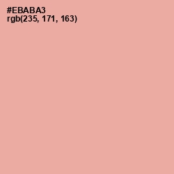 #EBABA3 - Rose Bud Color Image