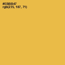 #EBBB47 - Anzac Color Image