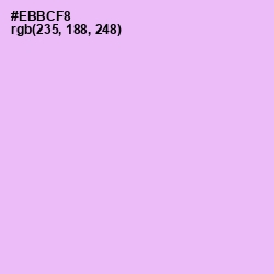 #EBBCF8 - Mauve Color Image