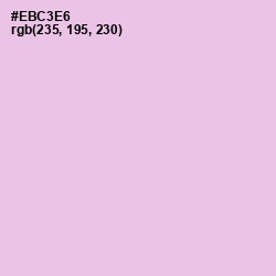 #EBC3E6 - French Lilac Color Image