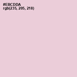 #EBCDDA - Twilight Color Image