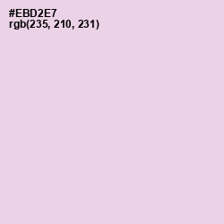 #EBD2E7 - Snuff Color Image