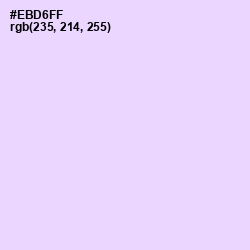 #EBD6FF - Snuff Color Image