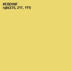 #EBD96F - Golden Sand Color Image