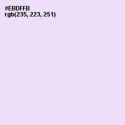 #EBDFFB - Snuff Color Image