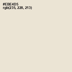 #EBE4D5 - Pearl Bush Color Image