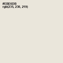 #EBE6DB - White Rock Color Image