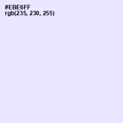 #EBE6FF - Blue Chalk Color Image