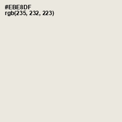 #EBE8DF - White Rock Color Image