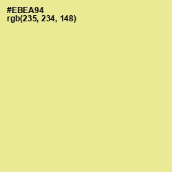 #EBEA94 - Primrose Color Image