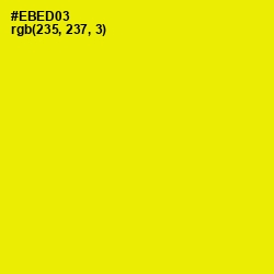 #EBED03 - Turbo Color Image