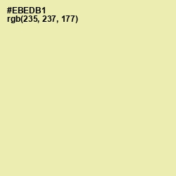 #EBEDB1 - Fall Green Color Image