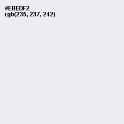 #EBEDF2 - Athens Gray Color Image