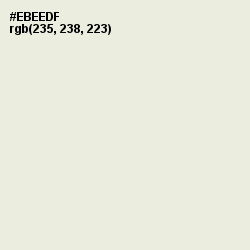 #EBEEDF - White Rock Color Image