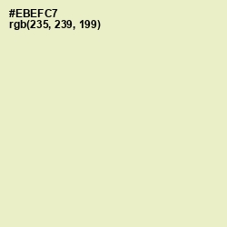 #EBEFC7 - Aths Special Color Image