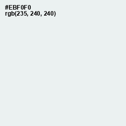 #EBF0F0 - Athens Gray Color Image