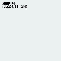 #EBF1F0 - Athens Gray Color Image
