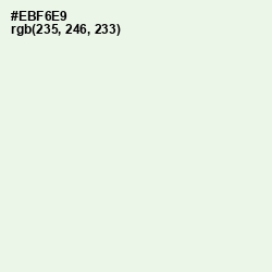#EBF6E9 - Panache Color Image