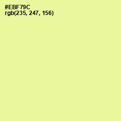 #EBF79C - Jonquil Color Image