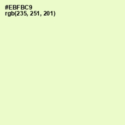 #EBFBC9 - Tusk Color Image