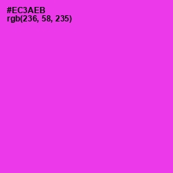 #EC3AEB - Razzle Dazzle Rose Color Image