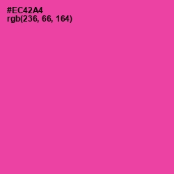 #EC42A4 - Brilliant Rose Color Image