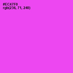 #EC47F0 - Pink Flamingo Color Image