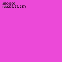 #EC49D9 - Orchid Color Image