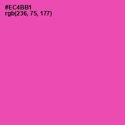 #EC4BB1 - Brilliant Rose Color Image