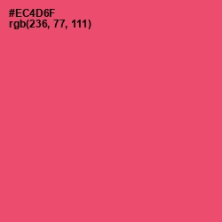 #EC4D6F - Mandy Color Image