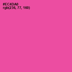 #EC4DA0 - Brilliant Rose Color Image