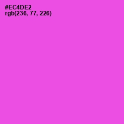 #EC4DE2 - Orchid Color Image