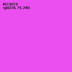 #EC4FF0 - Pink Flamingo Color Image