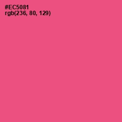 #EC5081 - French Rose Color Image