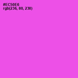 #EC50E6 - Pink Flamingo Color Image