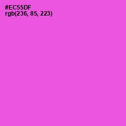 #EC55DF - Orchid Color Image