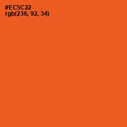 #EC5C22 - Flamingo Color Image