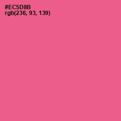 #EC5D8B - French Rose Color Image