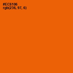 #EC6106 - Clementine Color Image