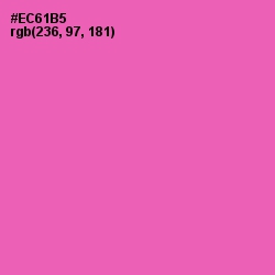 #EC61B5 - Hot Pink Color Image