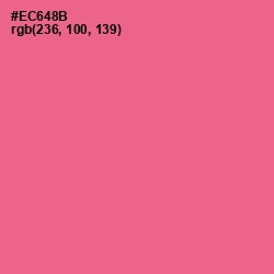 #EC648B - Froly Color Image