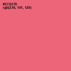 #EC6578 - Brink Pink Color Image