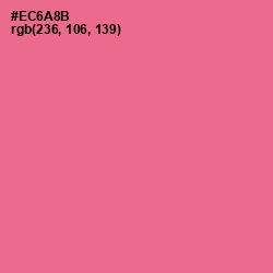 #EC6A8B - Froly Color Image