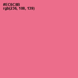 #EC6C8B - Froly Color Image