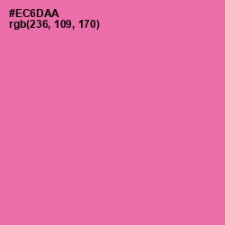 #EC6DAA - Hot Pink Color Image